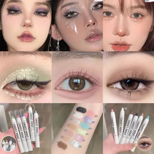 Delineador de ojos sombra de ojos delineador de ojos sombra de ojos lápiz brillante impermeable EE. UU.