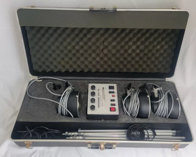 Novatron V600-D 3 Head Studio Lighting Kit