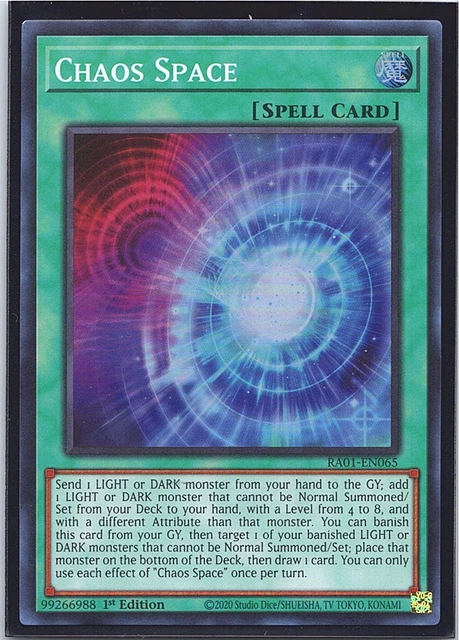 Chaos Space - RA01-EN065 - Select Rarity