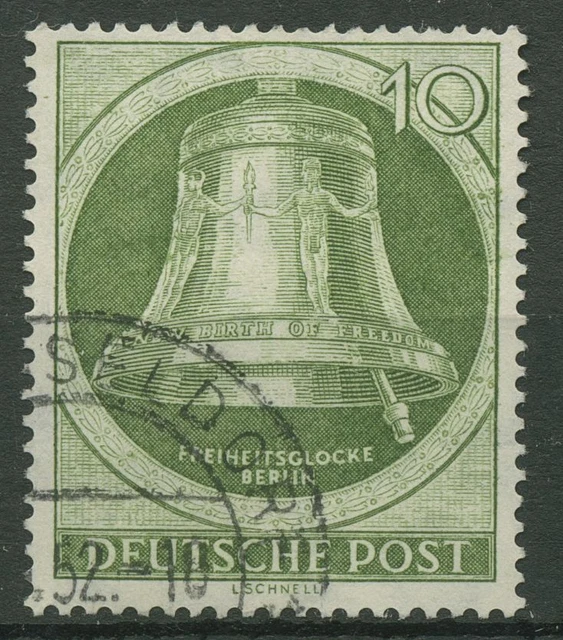 Berlin 1951 Freiheitsglocke, Klöppel nach rechts 83 gestempelt