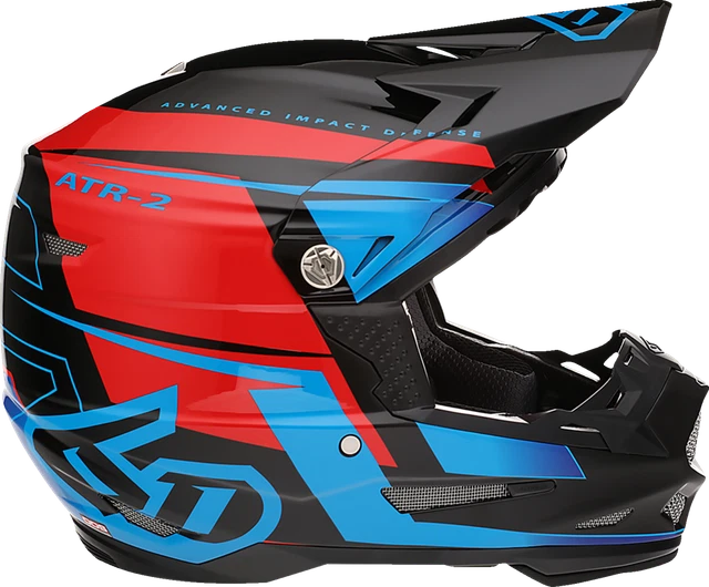 6D HELMETS ATR-2 Mach Helmet Small Blue/Red/Black