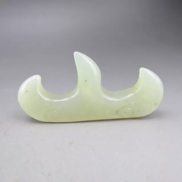 China,old  jade,hongshan culture, natural jade, Pen rack, pendant  A279