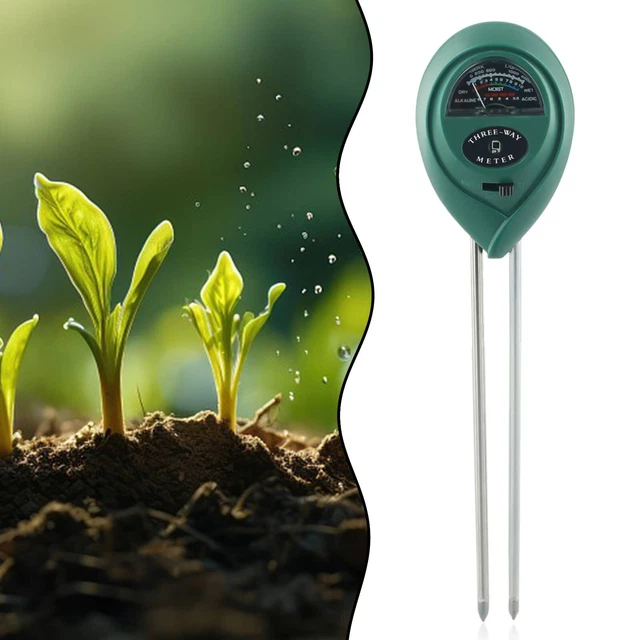 TESTEUR DE PH de sol fiable 3 en 1 pour test d