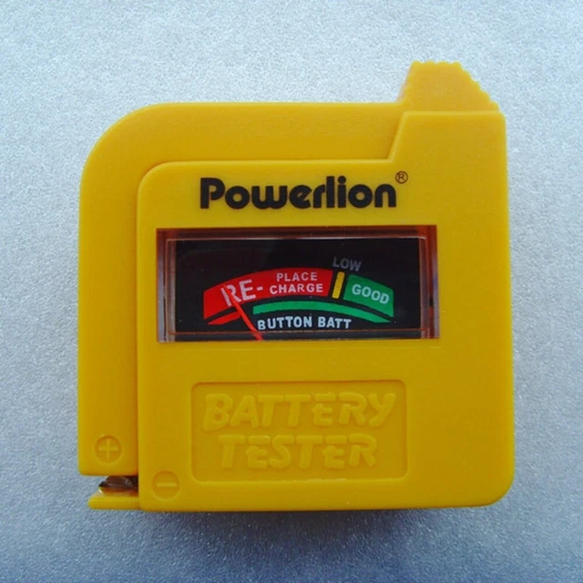 Mini tester batteria portatile universale indicatore puntatore volt checker misuratore di tensione