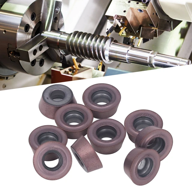 Tornio CNC 10 pz. Inserti in carburo per tornitura