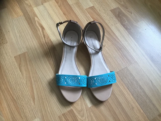 FOSCHINI WOMEN MULTI Toned Sandals Shoes Size 7 BNWOB 25.00