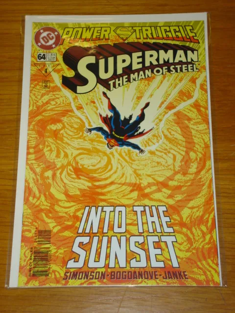 Superman Man Of Steel #64 Dc Comic Near Mint Condition January 1997
