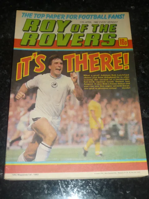 ROY OF THE ROVERS Comic - Year 1982 - Date 17/04/1982 - UK Paper Comic