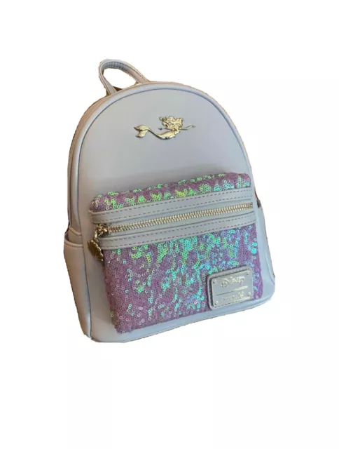 Little Mermaid Ariel Sequins Loungefly Mini Backpack (Under the