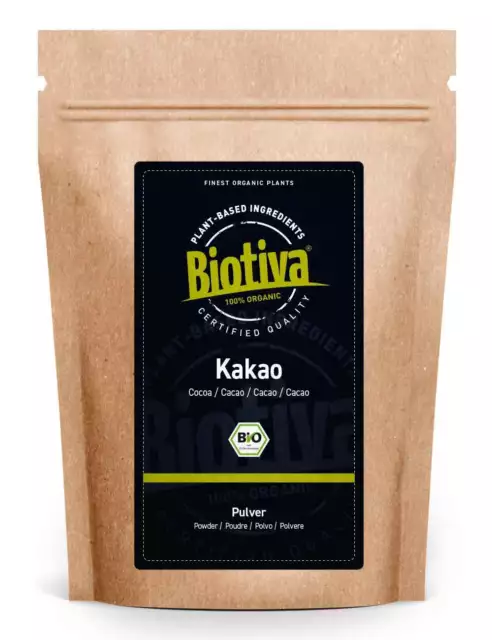 Kakao Pulver stark entölt Bio 300g Biotiva (29,30 EUR/kg)