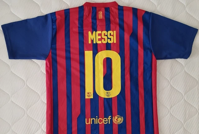 Maillot Football Enfant LMS Barcelone Numéro 10 - Kit Complet Enfant 4-13 Ans