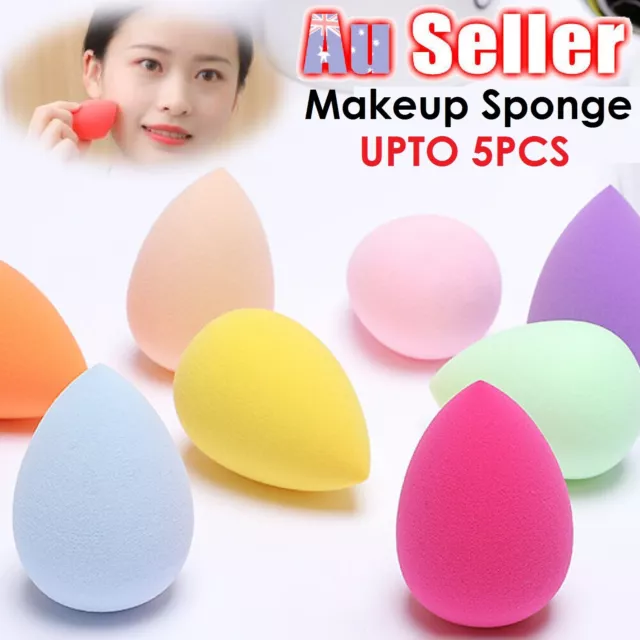 Makeup Sponge Beauty Foundation Cosmetic Puff Set Soft Face Make Up Blender AU