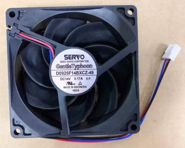 New SERVO GentleTyphoon D0925F14BXCZ-49 cooling fan 14V 0.17A 9CM