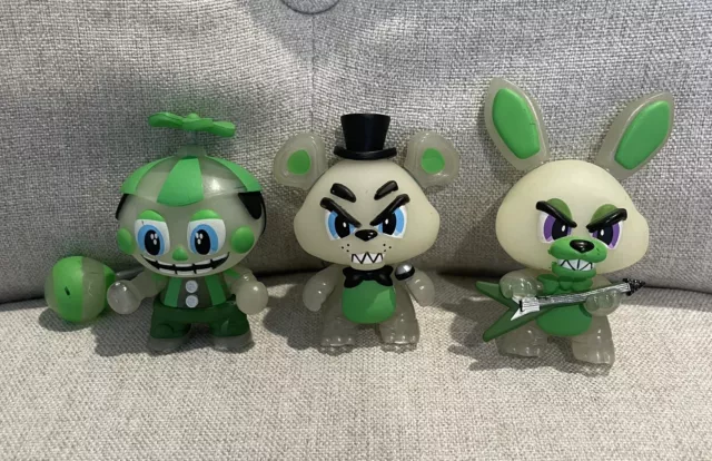 4 Bonecos Fnaf Freddy, Bonnie, Springtrap, Balloon Boy - funko