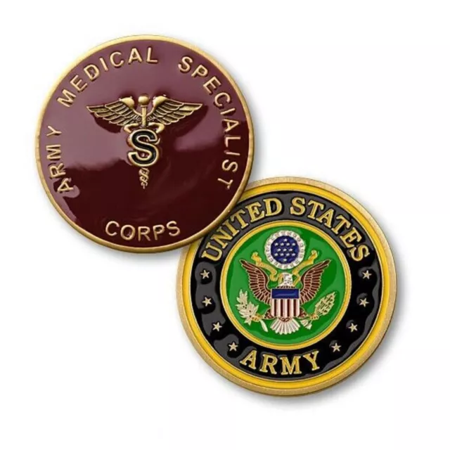 Army Medical Specialist Corps 1.75" Challenge Coin