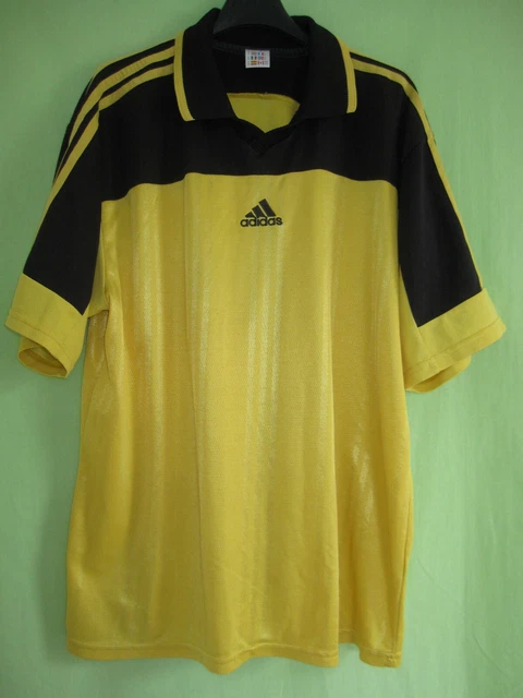 MAILLOT ADIDAS VINTAGE Jaune et noir Jersey 90 S Football R tro
