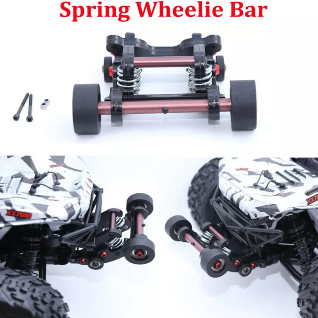 Für ARRMA1/7 FIRETEAM 6S RC Raupen auto Nylon feder Wheelie Bar modifiziert