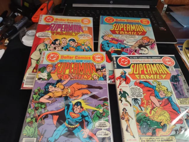 Superman Family, Vol. 1/ 4 Book Bronze Lot/ Look Pics & Read Desc./ Adams Cvrs.