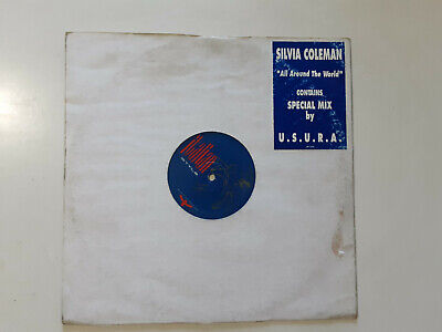 Silvia Coleman–All Around The World-Disco 12" 33 Giri Vinile ITALIA 1994 House 