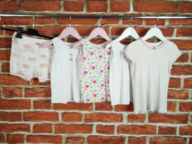 Maglietta Con Pacchetto Ragazze Età 3-4 Anni Prossima Cura Madre Pantaloncini Peppa Pig Night 104Cm