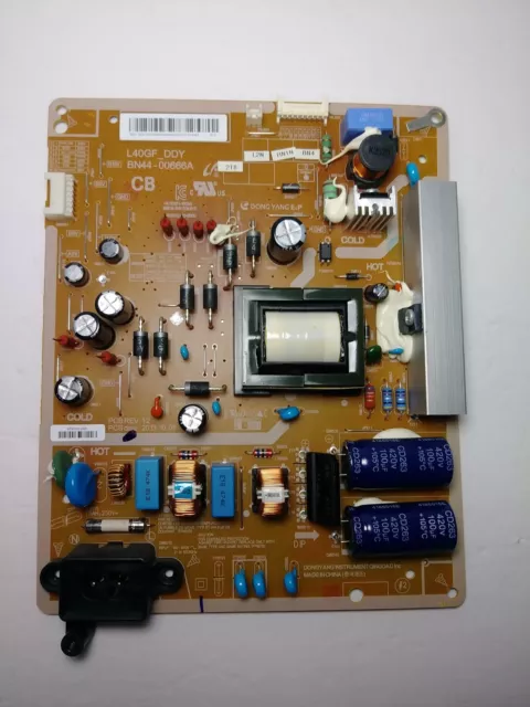 Samsung BN44-00666A (L40GF_DDY) Power Supply / LED Board