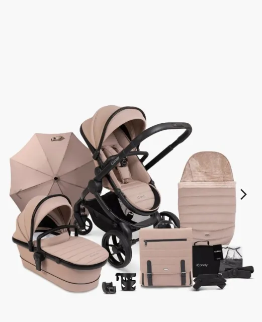 Icandy Peach 7 Pushchair and Carrycot - Complete Bundle New Boxed