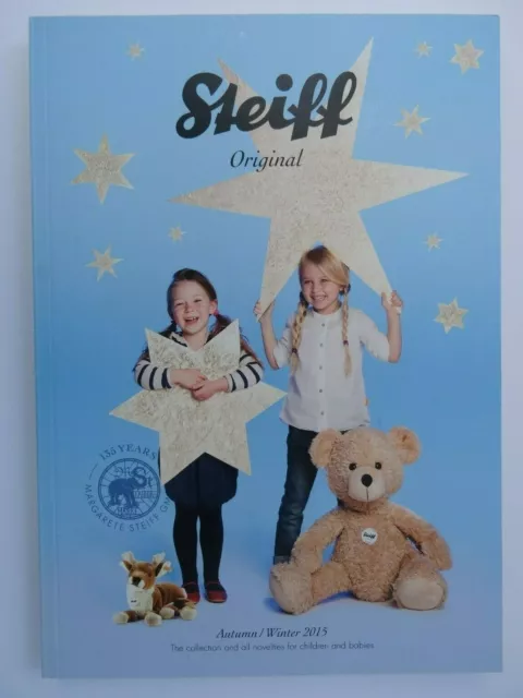 Steiff Bär Katalog 2015 - 166 Seiten - Teddybären, groß, Haustiere, Reiten, Coca-Cola