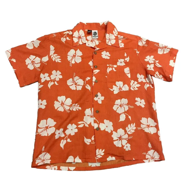 Camicia hawaiana Kennington manica corta floreale 2XL made in mexico vintage anni '90