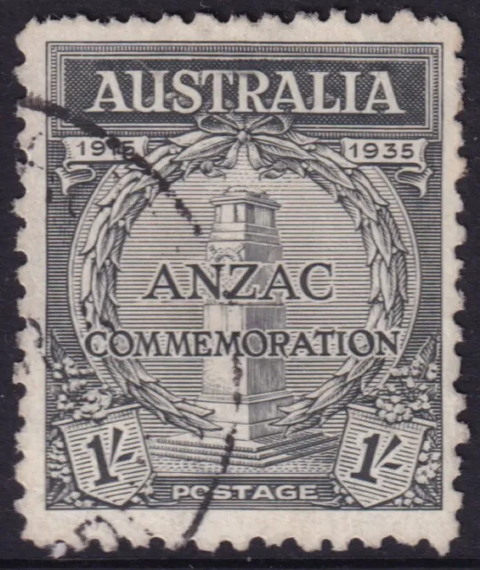 AUSTRALIA - 1935 1/- BLACK Anzac SG 155 GU Cv £45 [D7728]