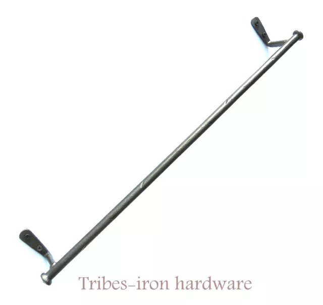 S Hook Rack Handmade Iron 21.7" Towel Hanger Farmhouse Kitchen Utensils Holder