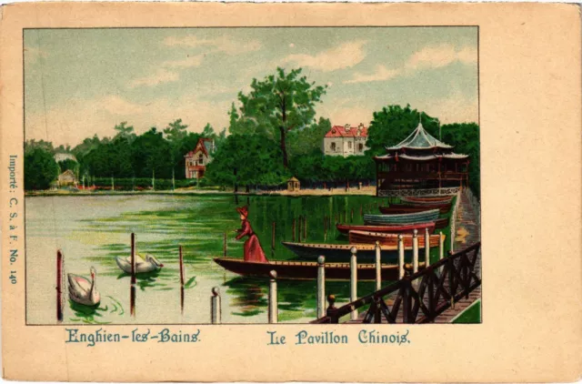 CPA Enghien les Bains Le Pavillon Chinois FRANCE (1309741)