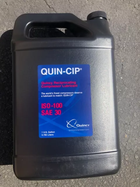 1 Gallon  Quin-Cip Reciprocating Compressor Oil Oem