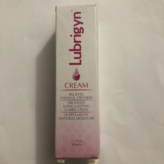 Crema Lubrigyn sin aire 1,7 oz alivia la sequedad vaginal proporciona lubricación