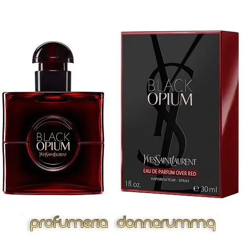 Yves Saint Laurent Black Opium Eau De Parfum Over Red  Profumo Donna