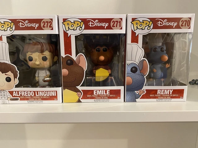 FUNKO POP RATATOUILLE Bundle x3 Vinyl Remy Emile Alfredo Linguini Set  Vaulted EUR 152,63 - PicClick FR