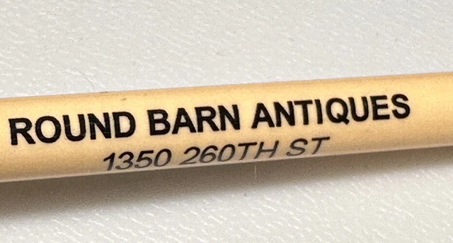 Waverly Iowa Round Barn Antique Store Mall Shop Collectibles Advertising Pen