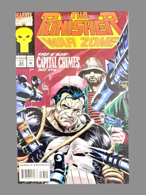 The Punisher War Zone River Of Blood Part 3 Of 6 Comic Vol 1 #33  Marvel 1994