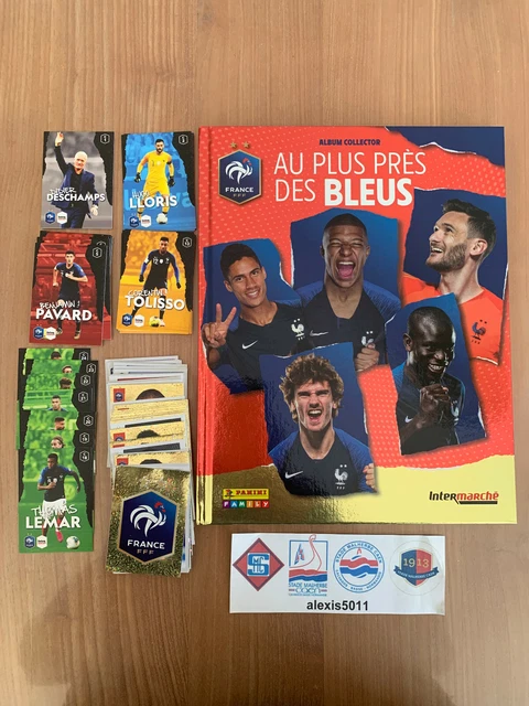 2 Pochettes (8 Cartes) Au Plus Près Des Bleus Panini Intermarché 2022