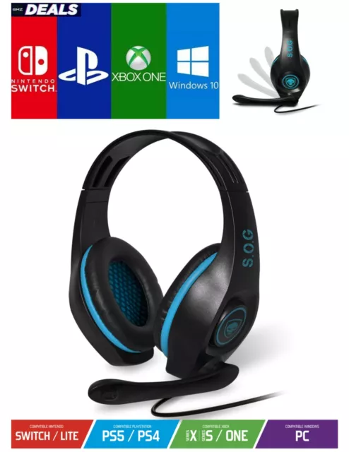 Micro Casque Gaming PS4, Casque Gaming Switch avec Micro Anti
