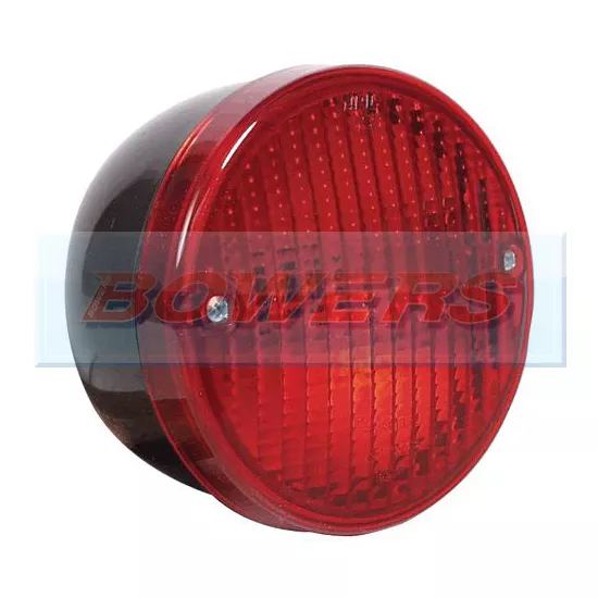 12V/24V Universal Rear Round Hamburger Stop/Tail Lamp Light Kitcar/Trailer