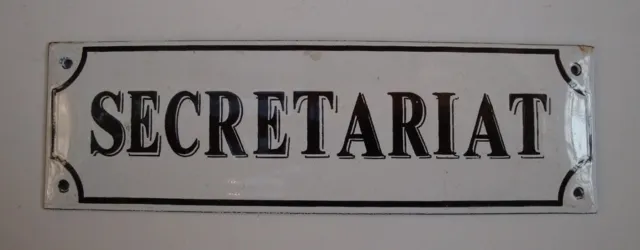 French Style Door Plate the secretariat Steel