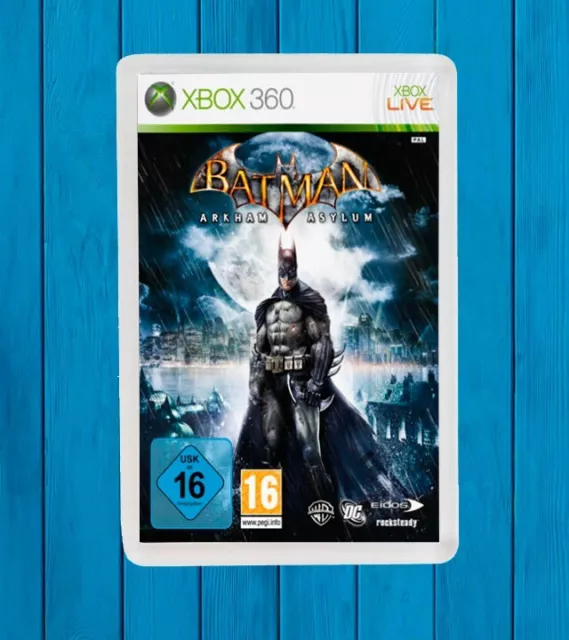 Batman Arkham Asylum Xbox 360 Fridge Magnet Calamita Frigorifero