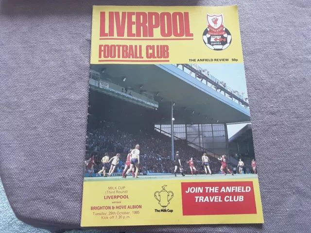 Liverpool v Brighton 1985 Milk Cup 3rd round (liv1)