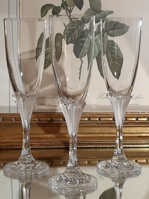 Cristal d'Arques Granville 3 flutes à champagne ( 17cl)