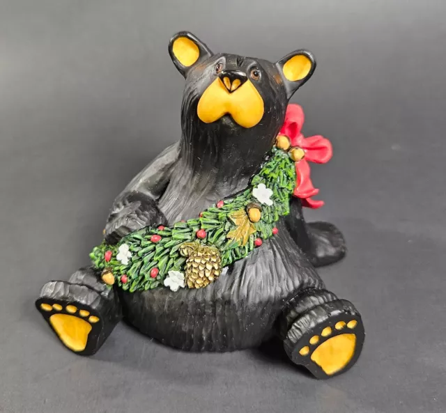 Bearfoots Jeff Fleming "Aretha" Bear Figurine Signed Sculpture Shelf Sitter