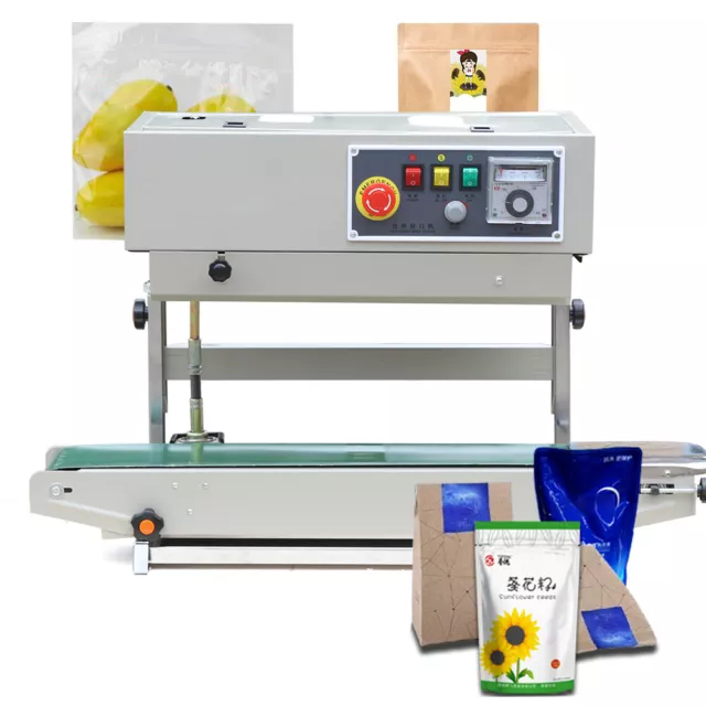 Sacchetto di plastica automatico continuo macchina sigillante macchina sigillante 800W