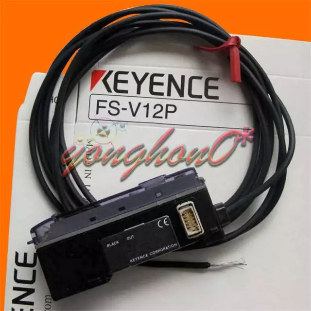 KEYENCE Fiber Optic Sensor Amplifier FS-V12P FSV12P New In Box