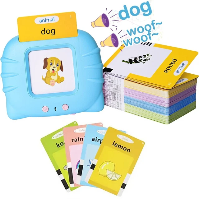 TALKING FLASH CARDS Early Learning Kids Preschool Learning Reading