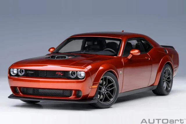 Autoart Dodge Challenger 1:18 Modèle Réduit AUTOart 1:18 Bleu - Boîte Scellée Dodge Challenger R/t Scat Pack 2022