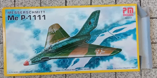 Maquette avion PM MESSERSCHMITT M" P-1111  2002 Eche 1/72 Neuf